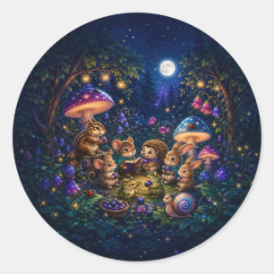 Autocollant Amis Magiques de Moonberry Hollow Wood