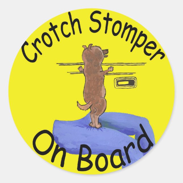 autocollant amoureux des chiens (Devant)