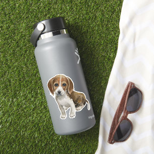 Autocollant Amoureux des chiens beagle Puppy