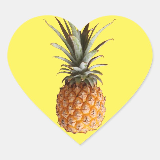 Autocollant Ananas Funky Délicieux (Devant)