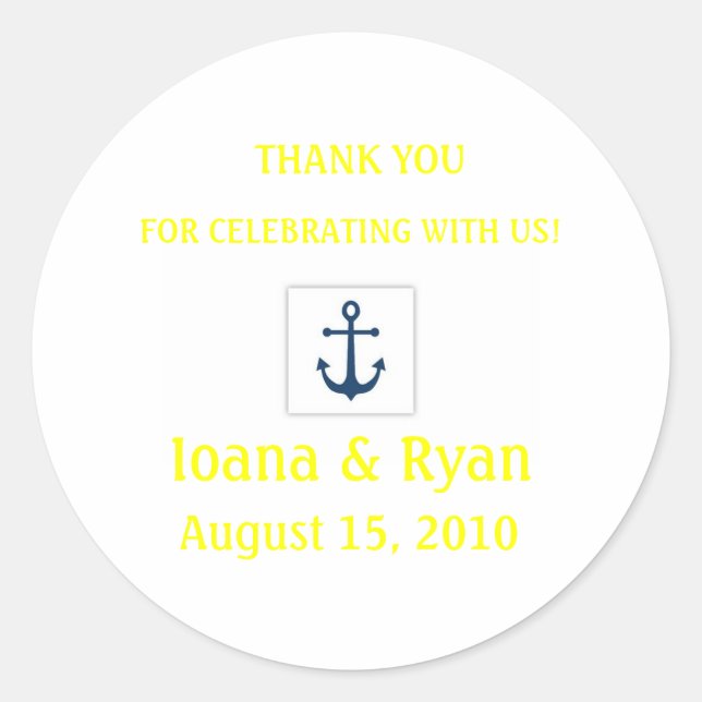 autocollant Ancre (Devant)