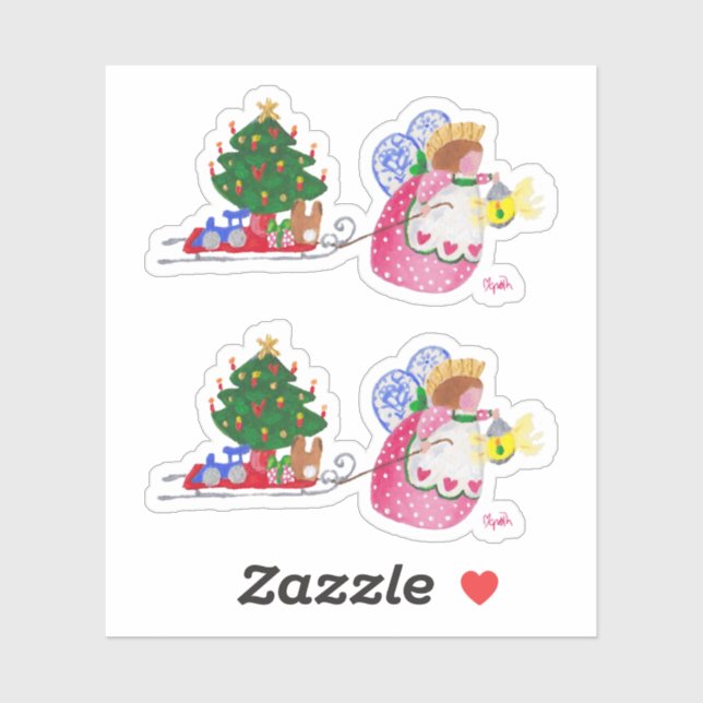 Autocollant Angel Pulling (Feuille)