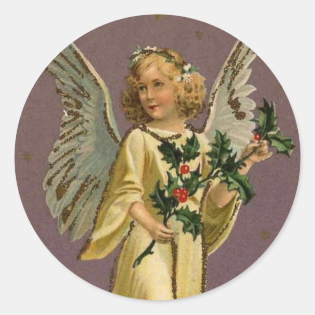 Autocollant Angel vintage (Devant)