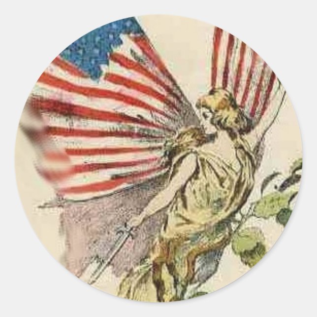 Autocollant Angel vintage (Devant)