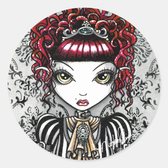 Autocollant Annie Gothic Victorian Fae (Devant)