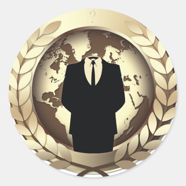 Autocollant anonyme (Devant)