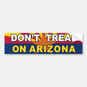 autocollant anti Obama "Ne pas rouler sur Arizona"