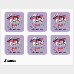 Autocollant Anti Saint-Valentin Girls Club Autoc
