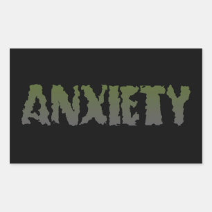 Autocollant Anxiété Ver 1