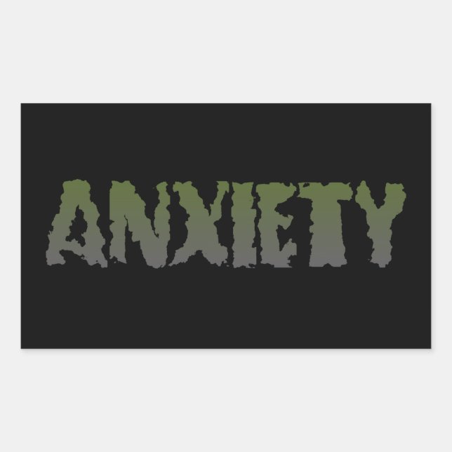 Autocollant Anxiété Ver 1 (Devant)