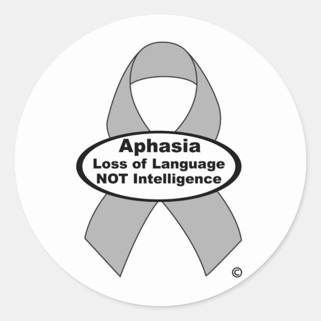 Autocollant Aphasia Awareness (Devant)