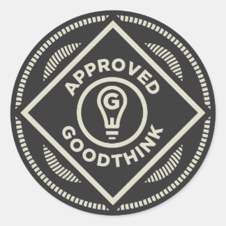 Autocollant approuvé Goodthink