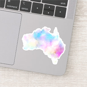 Autocollant Aquarelle Australie