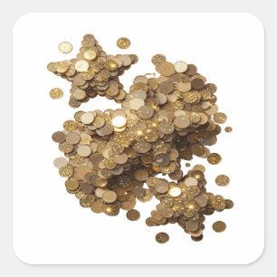 Autocollant artisanat GOLDEN STARS Snappy Gold