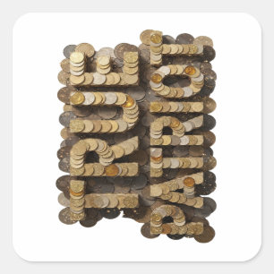 Autocollant artistique Trendy Gold MONEY