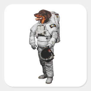 Autocollant Astronaute Beauceron