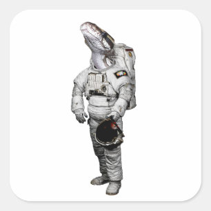 Autocollant Astronaute Serpent