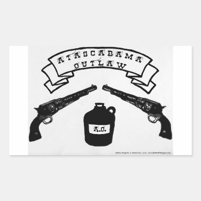 Autocollant Atascabama (Devant)