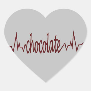 Autocollant au chocolat