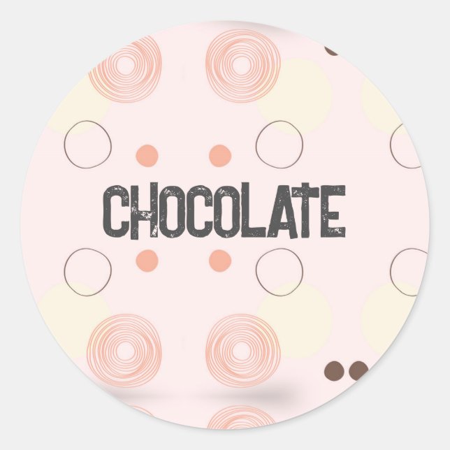Autocollant au chocolat (Devant)