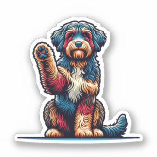 Autocollant Aussiedoodle Vinyl Waterproof