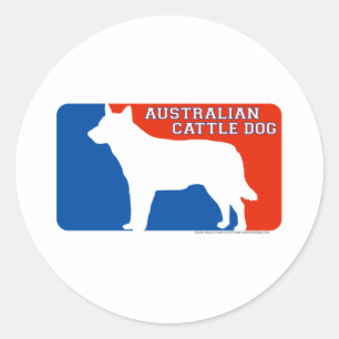Autocollant australien de chien de ligue de chien