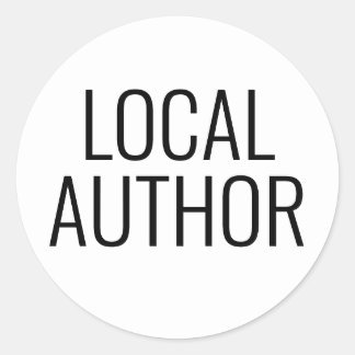 Autocollant AUTEUR LOCAL pour livres
