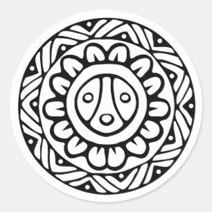 Autocollant autochtone Borikén