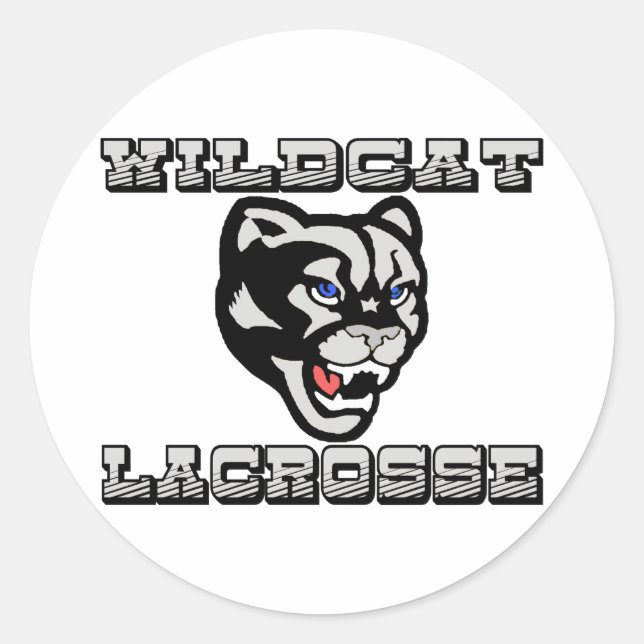 Autocollant avant Wildcat Mascot de crosse (Devant)