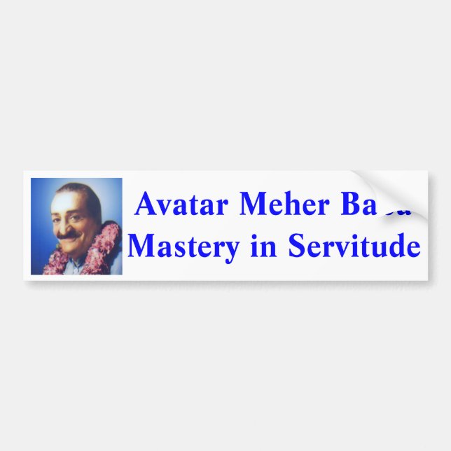 Autocollant Avatar Meher Baba (Dieu sous forme hum (Devant)