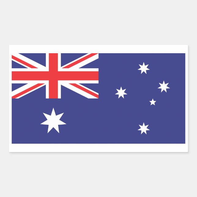 Autocollant avec drapeau national australien (Devant)