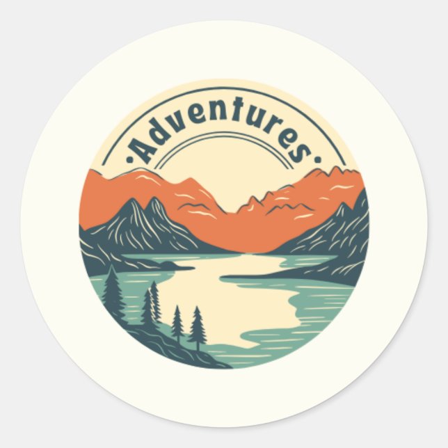 Autocollant Aventures sans peur (Devant)