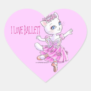 Autocollant Ballerina Kitty