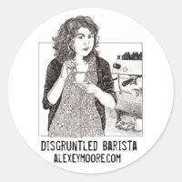 Autocollant Barista mécontent