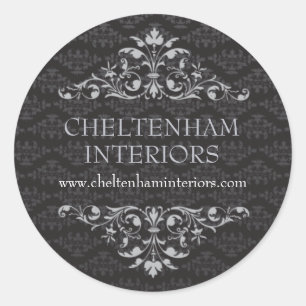 Autocollant baroque Damask