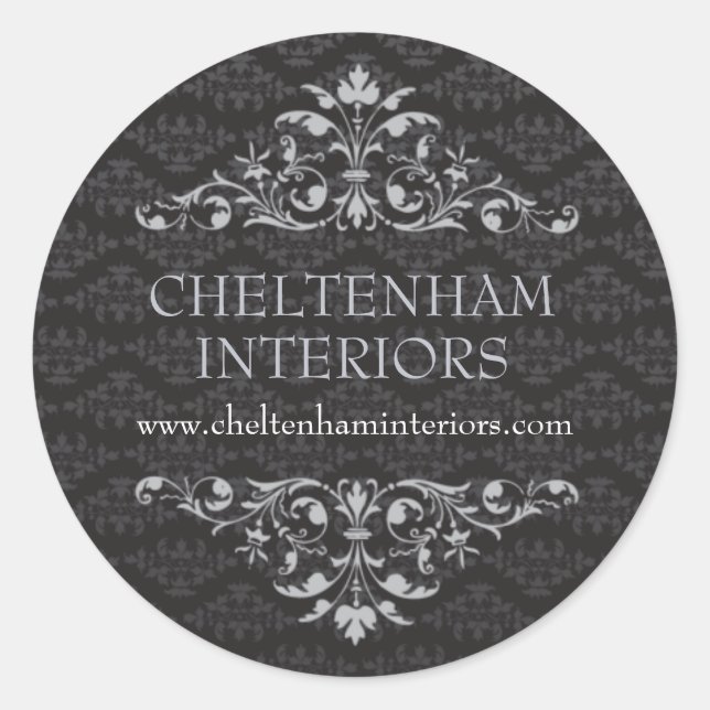 Autocollant baroque Damask (Devant)