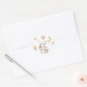 Autocollant bébé éléphant