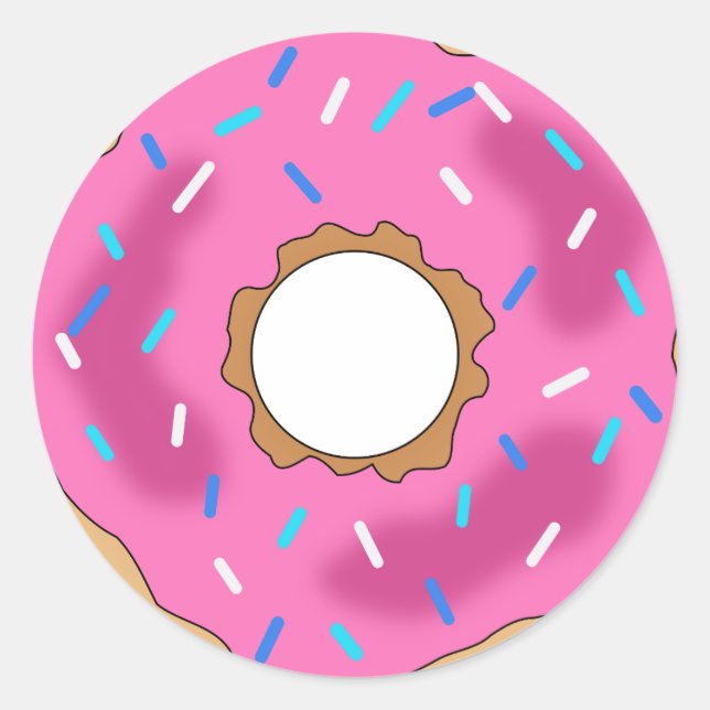 autocollant beignet donut (Devant)