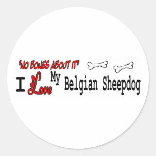 Autocollant belge Sheepdog (I Love)