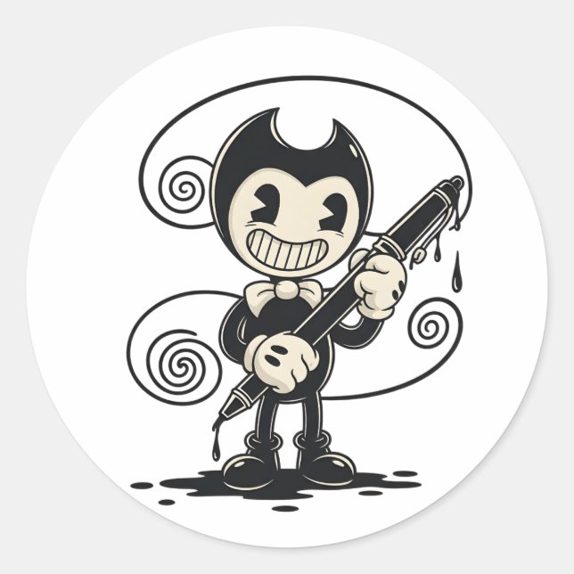 Autocollant Bendy | Bendy et la machine à encre Vi (Devant)