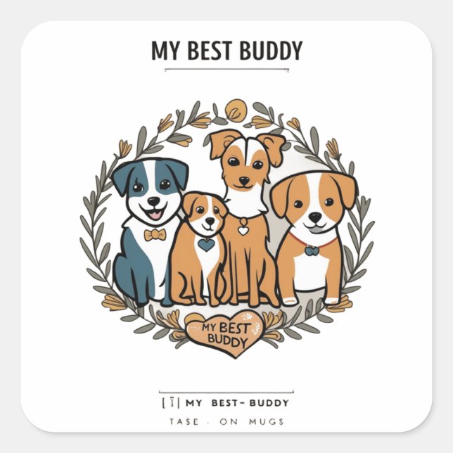 Autocollant Best Buddy (Devant)