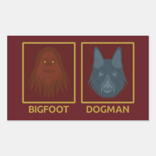 Autocollant Bigfoot & Dogman