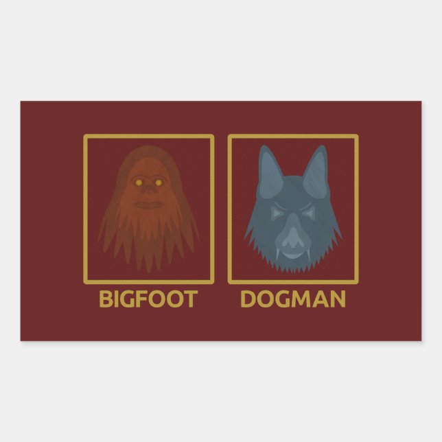 Autocollant Bigfoot & Dogman (Devant)
