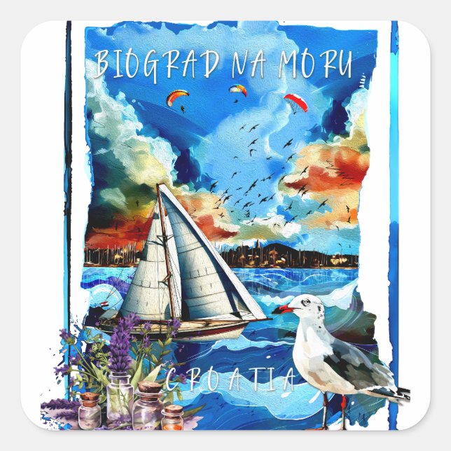 Autocollant - Biograd na Moru (Devant)