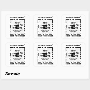 Autocollant - BLANC - QR - Collection PURE