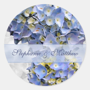 Autocollant bleu clair Hydrangeas, "Alpha"