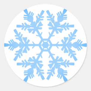 Autocollant Blue Snowflake
