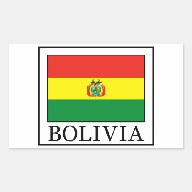 Autocollant Bolivie (Devant)