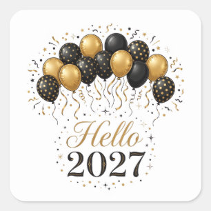 Autocollant Bonjour 2027