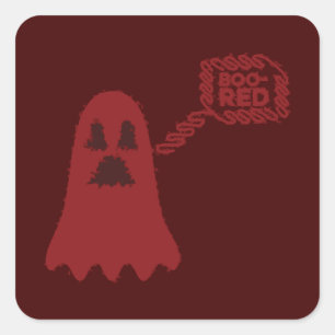 Autocollant Boo-Rouge